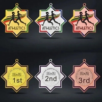 Medallas de Acero Inoxidable Personalizadas, Trofeo de Alta Calidad, Medalla de Maratón de Metal, Premio Deportivo con Cinta
