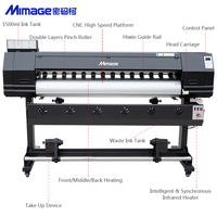 Impresora de Gran Formato Mimage de Alta Calidad, 1.9m 2.5m 3.2m, DX5 DX7 XP600 4720, Impresión Ecológica de Pósteres 3D y Adhesivos, Impresora para Exteriores