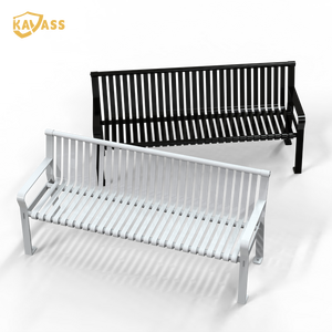 KAVASS Schule verwendet Metall park Modern Outdoor <span class=keywords><strong>Public</strong></span> Moden Design Garten bänke Stuhl möbel zum Verkauf - Product Image 4