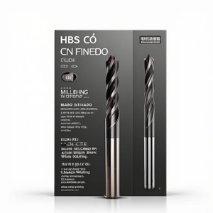 Fresa de extremo HSS-Co con recubrimiento de TiAlN, helicoidal de 30 grados, 4 filos, vástago Weldon para acabado - Product Image 2
