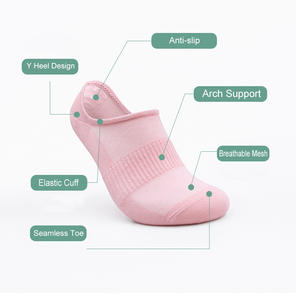 <span class=keywords><strong>Chaussettes</strong></span> basses invisibles en bambou respirantes antidérapantes en silicone fines pour l'été, très vendues pour hommes - Product Image 3