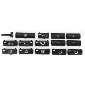 14 Tapas de Botones de Repuesto para el Panel de Control de Climatización A/C, Tapas para Botones de Interruptor para BMW E39 E53 525i 530i 540i M5 X5 - Product Image 3