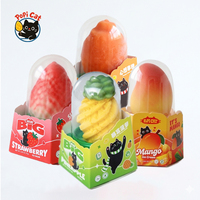 Pabrik PoPI CAT Es Krim Bentuk 3D Rasa Stroberi Segar Jeruk Mangga Nanas Beku untuk Camilan