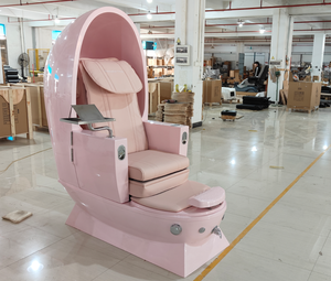 Sillón de Pedicura y Manicura de Lujo, Eléctrico, con Forma de Huevo, para Spa y Masajes, Equipo de Salón de Uñas, Tazón de Cerámica de Alta Calidad, Moderno - Product Image 1