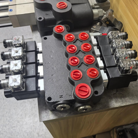 OEM P40 Hydraulic Valve 1P40,2P40,3P40,4P40,5P40,6P40,7P40,8P40 Integral Multi-way Directional Valve for Sanitation Vehicles