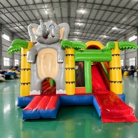 Château gonflable avec toboggan, équipement de terrain de jeu pour enfants, location pour fêtes