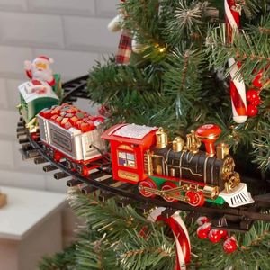 MEOA Battery-Operated Railway <strong>Train</strong> Christmas Decoration Hanging Slot Toy <strong>for</strong> Christmas <strong>Tree</strong> 1:50 Scale Age 3+ - Product Image 5