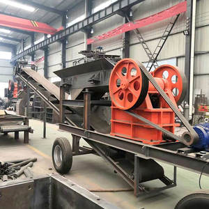 Concasseur à Mâchoires Mobile à Moteur Diesel Modèle PE 250x400 à Bas Prix, Concasseur de Roches Portable de 15tph avec Composants Clés Moteur et Boîte de Vitesses - Product Image 2