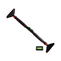 Barra de dominadas portátil para puerta, de acero resistente y ecológica, para gimnasio en casa, sin necesidad de taladrar, soporte de entrenamiento horizontal, carga máxima de 400 kg