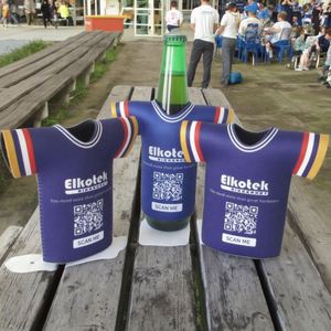 Sublimation Foldable 330ml Neoprene T-shirt Shape Beer <b>Bottle</b> Cooler - Product Image 2