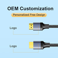 Cable HDMI 2.1 Mindpure de 48 Gbps, 8K a 60 Hz, 4K a 144 Hz, con Trenzado de Nailon, Ultra Alta Velocidad, EARC, HDR, VRR para PS5, Xbox, Sony TV, Monitor de Juegos