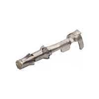 Connecteur de borne à sertir femelle en aluminium de 0,2 mm d'épaisseur, borne électrique automobile, borne estampée en cuivre et en laiton