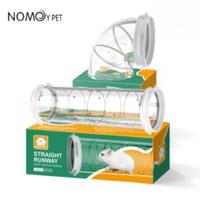 Nouveaux accessoires de cage en cristal de hamster Tunnel de tube de piste de hamster en plastique transparent