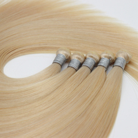 Vente en gros nouvelle extension de cheveux humains Invisible Genius trame extension de cheveux de génie pour salon blond clair couleur #60 #70 couleur