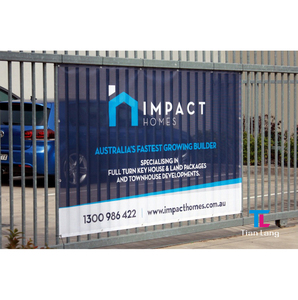 Centro comercial Hangman Bolsa de tela de costura de doble cara Bandera de PVC de vinilo al aire libre - Product Image 1