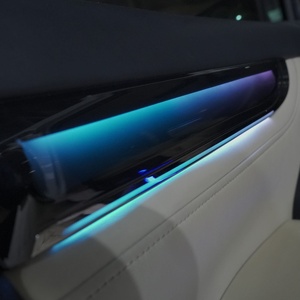 Kit d'éclairage d'ambiance sans fil pour voiture RHD, contrôlé par application, 12V RGBIC, mode de poursuite dynamique Dream Color pour la conduite de nuit - Product Image 2