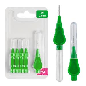 <span class=keywords><strong>Oem</strong></span> מותאם אישית לוגו 50pcs ידידותי לסביבה מברשות שיניים טיפול אוראלי שיניים flosser ortho i-עיצוב שטח בין שיניים - Product Image 3