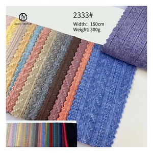 Tissu pour robe en maille jacquard Angola pour femme, 300 g/m², 30,5 % polyester, 18,7 % nylon, 50,8 % viscose - Product Image 1