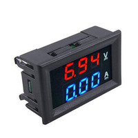 Voltmètre et ampèremètre numériques à double affichage LED DC0-100V/10A 50A 100A