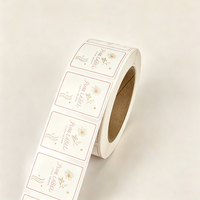 Feuilles d'étiquettes adhésives durables OEM de l'usine Jinyu, étiquettes imperméables pour l'emballage des boîtes de bougies