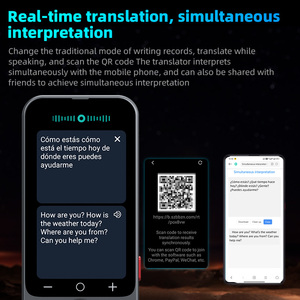 VORMOR Z15W <b>WIFI</b> <b>Smart</b> Translators Real Time Translate Multi Language <b>Camera</b> Voice Mini 3.1 Inch Language - Product Image 4