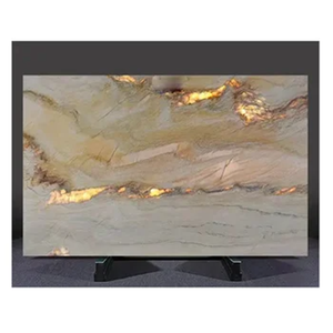 Brazil macaubas tự nhiên mờ quartzite tấm bookmatch tường gạch đầu quartzite Countertop nhà bếp Backlit nền - Product Image 6