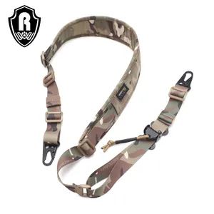 CORDURA Quick Adjust Quick Release Shoulder Strap Double-point Lanyard Outdoor Multi-functional Tactical Task Rope