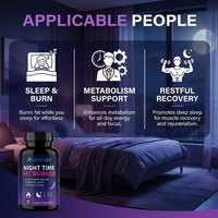Ausreson OEM Produits naturels de détoxification nocturne pour brûler les graisses, Compléments amincissants pour la gestion du poids, Capsules brûle-graisses à base de plantes
