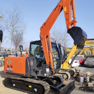 Miniexcavadora Usada Original Hitachi ZX60C-6A de 6 Toneladas, Bajo Número de Horas, Lista para Trabajar, Hitachi Zx55 Zx60 Zx70 - Product Image 2