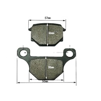 FA093 Kampas Rem Cakram Motor Bebas Asbes Baru untuk GS125 GN125 GX125 AJP PR4 125 Enduro Supermoto Pro RS4 50 RX125