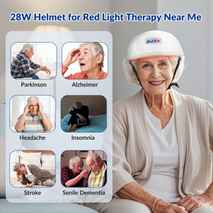 Casco Estimulador Cerebral Neuro, Dispositivo de Fotobiomodulación Infrarroja de 1070nm y 280 Diodos para Deportistas, Alzheimer y <span class=keywords><strong>Parkinson</strong></span> - Product Image 3