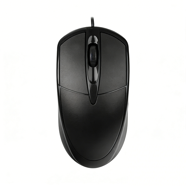 High Precision USB Wired Optical Mouse for Office & Gaming, Compatible with Desktop & Laptop