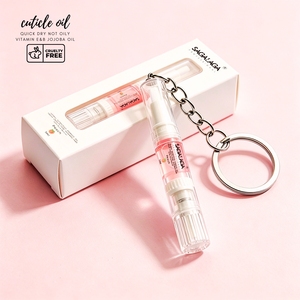 Huile à cuticules mini 1 ml en gros avec porte-clés, huile à ongles portable à marque privée pour cadeaux promotionnels et offres en gros pour salons de beauté - Product Image 1