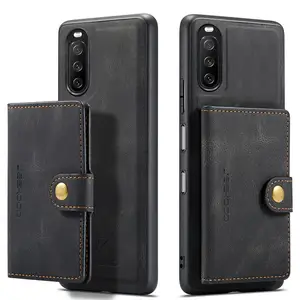 For Sony Xperil 10 5 1 III 3rd Gen Cover Original Jeehood J01 Retro Magnetic Wallet Card Holder Protective Leather Phone Case