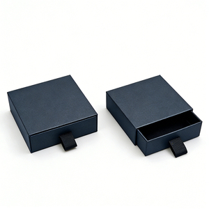 Boîte cadeau rigide coulissante en kraft de luxe sur mesure, boîtes de rangement pour parfums et bijoux - Product Image 6
