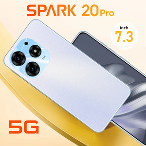 هواتف خلوية أصلية شرارة 20 برو 16 جم + 1 جم 5 جم مللي أمبير في الساعة هاتف محمول ثنائي الشريحة بيوتي تيكنو سبارك 10 برو - Product Image 2