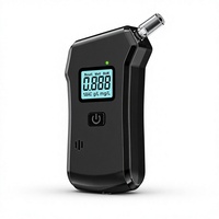 Alcoholímetro de Alta Precisión para Uso Doméstico, Diseñado para Comercio Internacional, Control Matutino de Conductores, Detección de Conducción Bajo los Efectos del Alcohol, Color Negro, 3 Pilas AAA