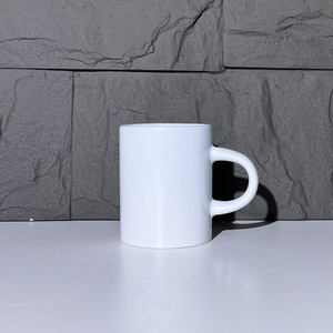 Taza de Cerámica para Niños de 3oz, Blanca, Apta para Sublimación, Cuerpo Recto, para Comer - Product Image 1