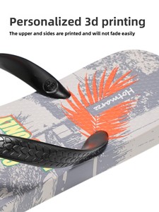 Hotmarzz/Black <span class=keywords><strong>Marz</strong></span> HM8094 Chanclas y Sandalias de Playa de PVC Antideslizantes Casuales de Verano para Hombre para Natación - Product Image 3