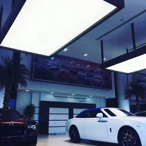 無料ロゴデザイン 防水ワークショップLEDライト 天井ソフトフィルムライトボックス 車展示場用 - Product Image 5