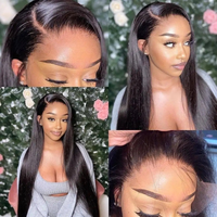 13x4 13x6 360 Full Lace Transparent hd Lace Frontal Closures et Cheveux Humains Vierges Invisibles, Lots en Gros avec Closure