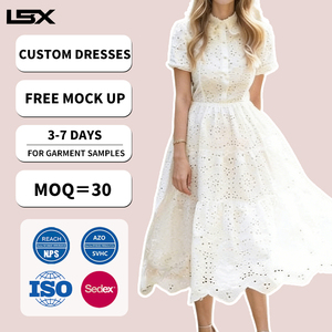 <span class=keywords><strong>Vestido</strong></span> <span class=keywords><strong>Largo</strong></span> de Verano Personalizado OEM de Alta Calidad para Mujer, Informal, de Lino y Algodón, Suave, Tejido, Corte A, Manga Abullonada, Maxi, Estilo Princesa, Color <span class=keywords><strong>Blanco</strong></span> - Product Image 1