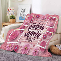 Regalos para el Día de la Madre 2026, Manta de Franela Suave con Estampado Floral y de Leopardo, con Brillo y Diseño de Flores para Mamá