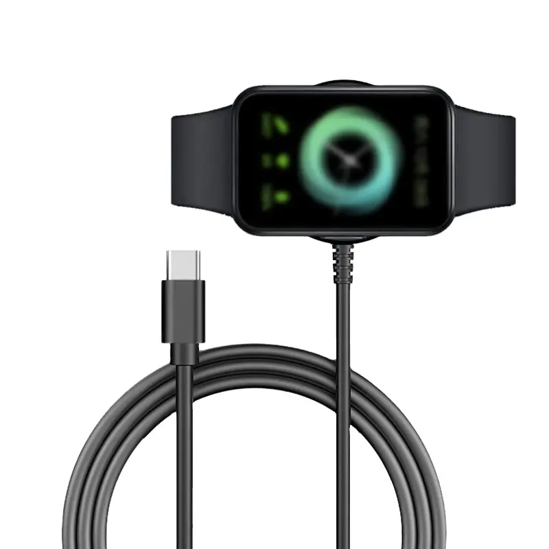 Chargeurs en gros Chargeur de montre sans fil magnétique rapide Type-C pour Samsung Galaxy Watch 123456 Chargeur de montre logo personnalisé