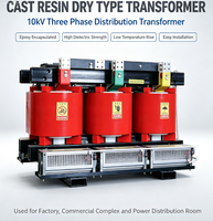 Transformateur sec à deux enroulements PENGTAI SCB13, ignifuge et anti-explosion, 3150 kVA, 10 kV, 11 kV, 10,5 kV, 480 V, pour l'alimentation des bâtiments commerciaux