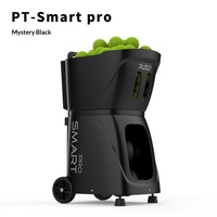 Mesin Pelontar Bola Tenis Otomatis PT-Smart Pro ABS Kapasitas 120 Bola untuk Latihan di Lapangan Indoor dan Outdoor