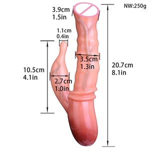 FAAK Dildo Realista de Caballo con Doble Vibración, 10 Frecuencias, Estimulador de Punto G y Vaginal, Juguetes Sexuales para Mujeres y Hombres 18+ - Product Image 6