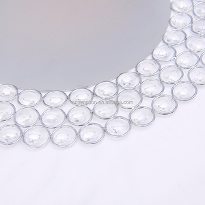 Plato de Presentación de Metal con Borde de Cristal, Ecológico, de 13 Pulgadas, Diseño Adorable, Moderno, Personalizado, para Uso en el Hogar, Hoteles, Restaurantes y Bodas - Product Image 6