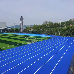 INOLP 13mm Thickness Blue Color Stadium Surface <b>Material</b> Prefabricated <b>Tartan</b> Running Track - Product Image 1