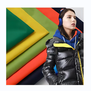 100% Nylon imperméable taffetas tissu veste calandrage Cire finition 380t-400t tissé techniques pour garçons filles parapluies - Product Image 1